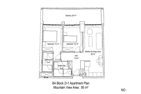 1+1 Penthouse en Alanya, Turkey No. 22138 16