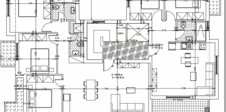 Квартира с 3 спальнями в Центральная Македония, Греция №52307