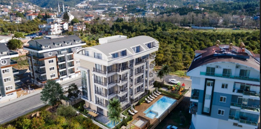 3+1 Penthouse en Oba, Turkey No. 12234