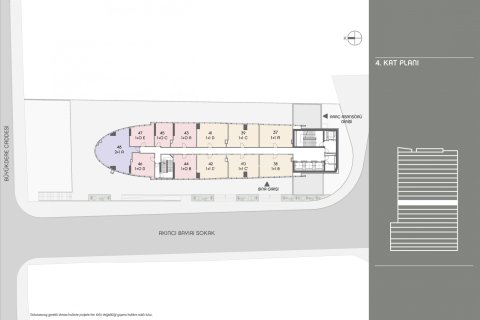 Квартира студия в Стамбул, Турция №12231 12