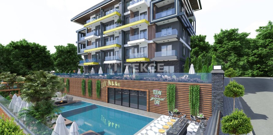 2+1 Appartement à Alanya, Turkey No. 12131