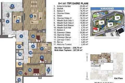 4+1 Apartment in Yomra, Turkey No. 11302 17