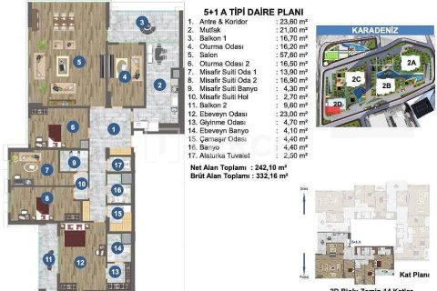 4+1 Apartment en Yomra, Turkey No. 11302 18