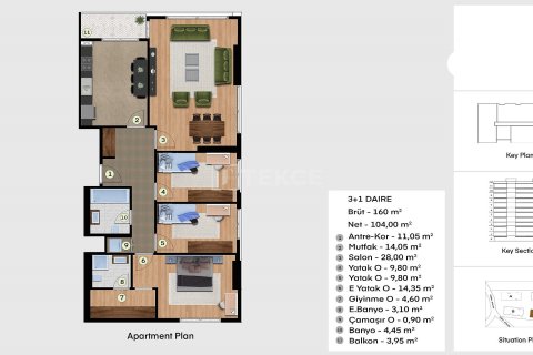 3+1 Appartement à Esenyurt, Turkey No. 20713 30