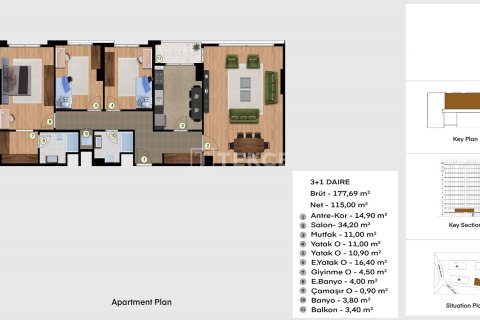 3+1 Apartment in Esenyurt, Turkey No. 20713 29