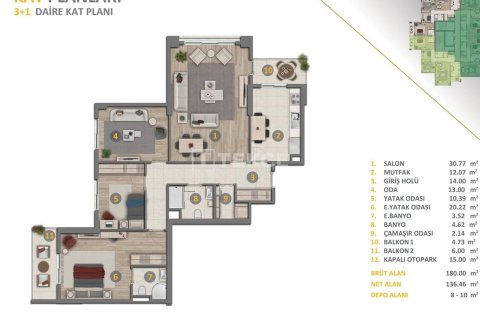 2+2 Apartment in Esenyurt, Turkey No. 11876 6