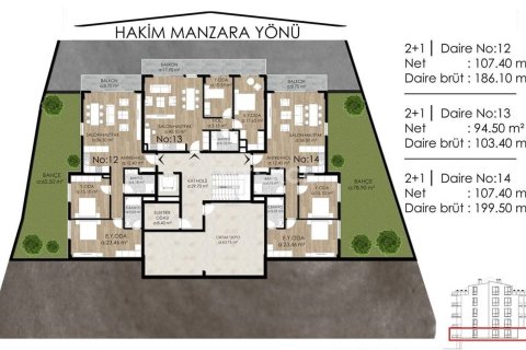 4+1 Apartment en Mudanya, Turkey No. 11914 2