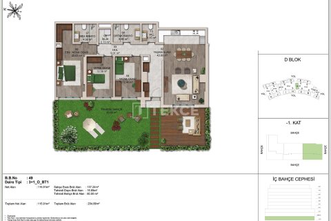 3+1 Apartment en Istanbul, Turkey No. 11268 19