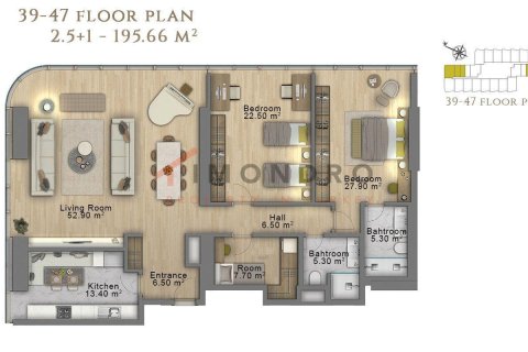 Studio Apartment in Sisli, Turkey No. 21608 30