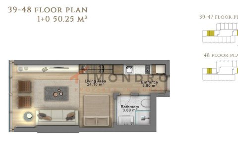 Studio Appartement à Sisli, Turkey No. 21608 18