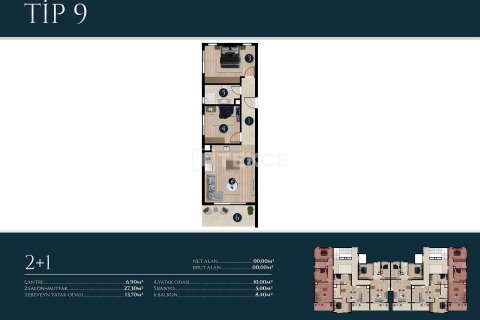 2+1 Apartment en Izmir, Turkey No. 17665 9