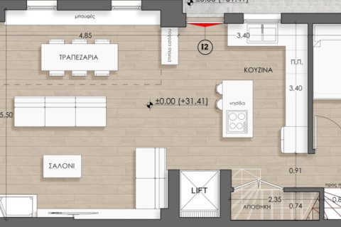 4 dormitorios Maisonette en Thermi, Greece No. 54214 3