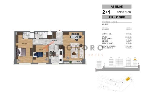 3+1 Apartment en Eyup, Turkey No. 16719 18