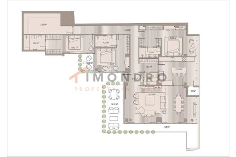 3+1 Apartment en Beyoglu, Turkey No. 17459 2