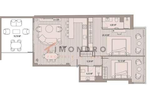 2+1 Apartment in Beyoglu, Turkey No. 17460 2