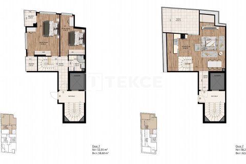 1+1 Apartment in Istanbul, Turkey No. 15778 2