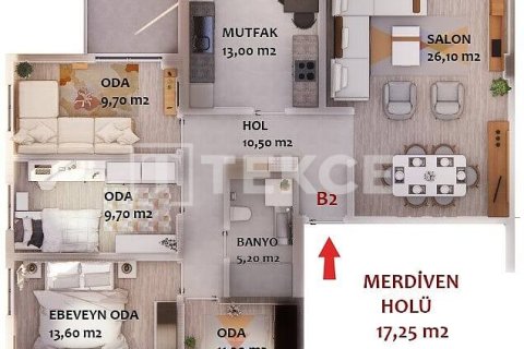 Квартира 4+1 в Муданья, Турция №71415 7