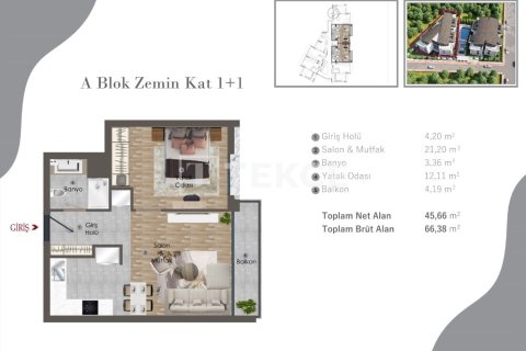 2+1 Apartment in Antalya, Turkey No. 14424 5