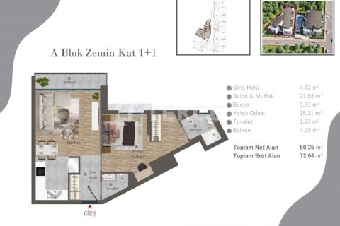 2+1 Apartment in Antalya, Turkey No. 14424 4