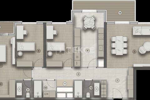 4+1 Appartement à Ankara, Turkey No. 20839 26