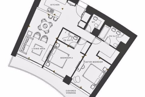 2 dormitorios Apartment en Limassol, Cyprus No. 37062 7