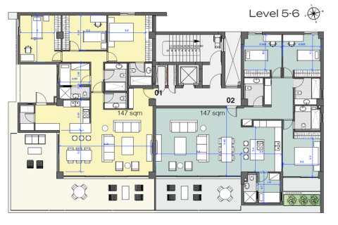 4 dormitorios Apartment en Nicosia, Cyprus No. 75161 7