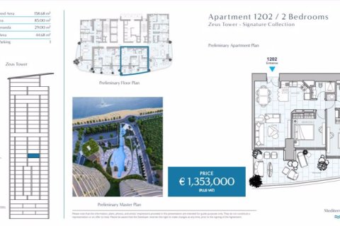 2 dormitorios Apartment en Limassol, Cyprus No. 36974 21