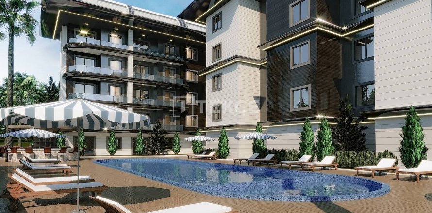 1+1 Apartment in Alanya, Turkey No. 14703