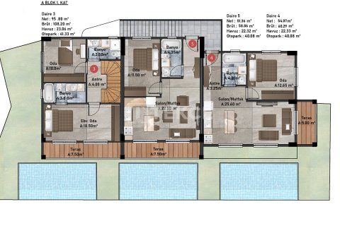 Studio Appartement à Bodrum, Turkey No. 91013 30