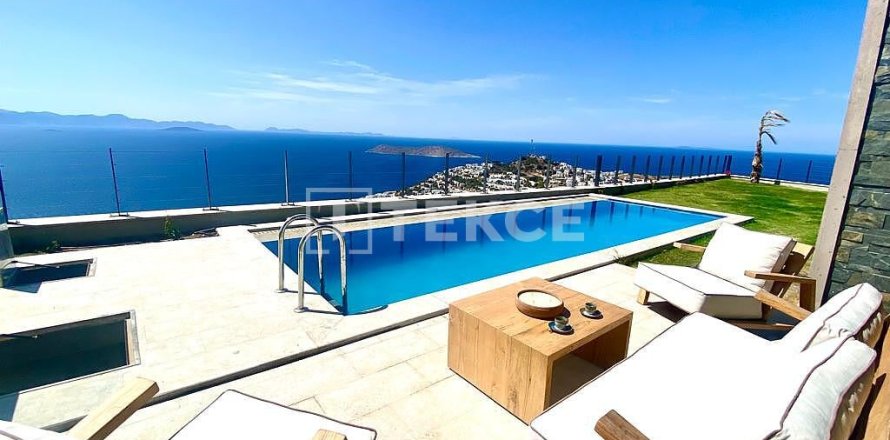 4+1 Villa en Bodrum, Turkey No. 11717