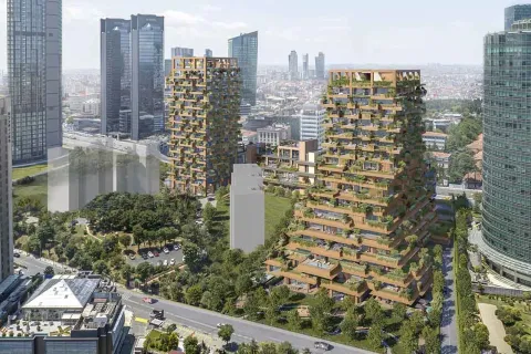 Квартира с 5 комнатами в Стамбул, Турция №92200 2