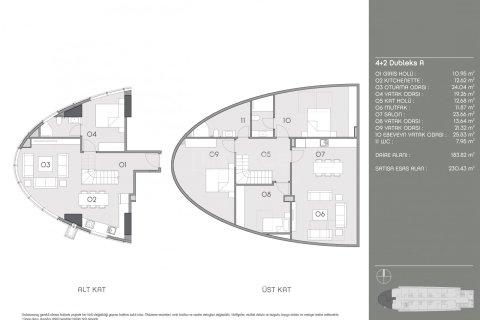 3+1 Apartment en Istanbul, Turkey No. 12126 14