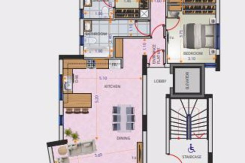 3 dormitorios Apartment en Larnaca, Cyprus No. 66381 12