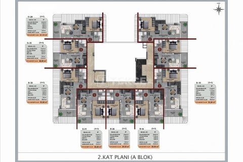 Пентхаус 3+1 в Аланья, Турция №11550 9