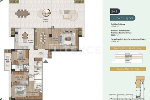 1+1 Apartment in Istanbul, Turkey No. 22073 21