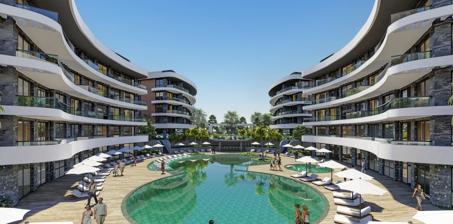 3+1 Penthouse en Oba, Turkey No. 13502