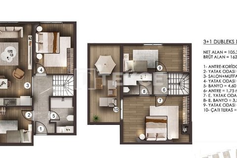 4+1 Apartment in Istanbul, Turkey No. 21057 24