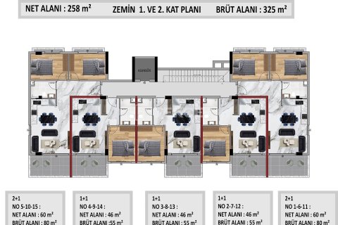 3+1 Apartment en Alanya, Turkey No. 21431 20