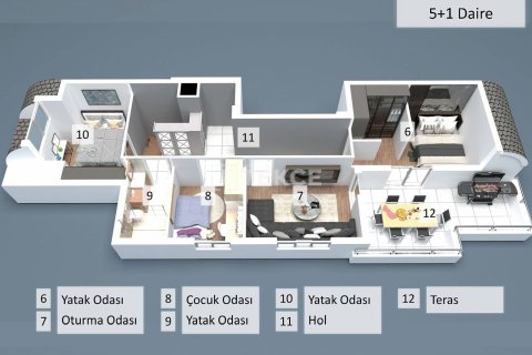 2+1 Apartment en Antalya, Turkey No. 11041 16