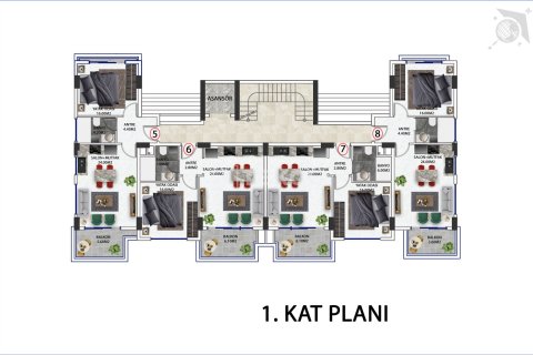 3+1 Apartment en Alanya, Turkey No. 15187 18