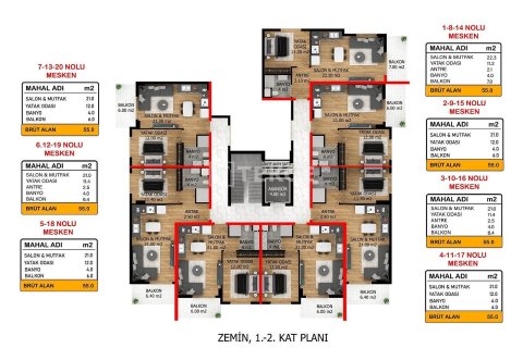 4+1 Appartement à Alanya, Turkey No. 16491 3