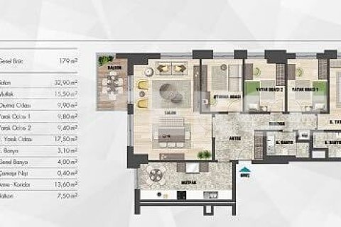 4+1 Apartment en Istanbul, Turkey No. 16648 17