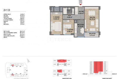 3+1 Apartment en Istanbul, Turkey No. 14209 9