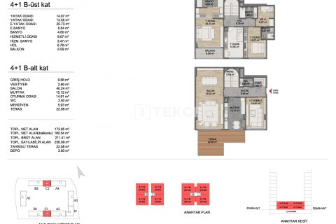 3+1 Apartment en Istanbul, Turkey No. 14209 2