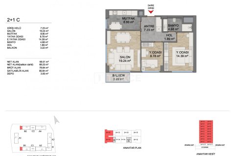 3+1 Apartment en Istanbul, Turkey No. 14209 10