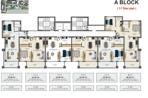 1+1 Apartment in Alanya, Turkey No. 12057 3