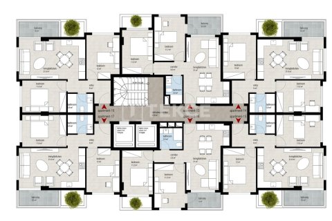 2+1 Appartement à Alanya, Turkey No. 13813 21