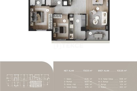 3+1 Apartment en Izmir, Turkey No. 20693 25