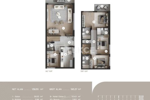 3+1 Apartment en Izmir, Turkey No. 20693 29