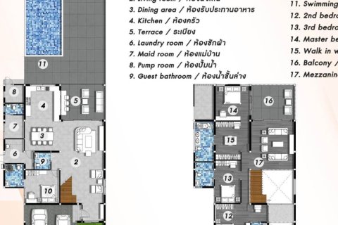 4 dormitorios House en Chiang Mai, Thailand No. 1507 14